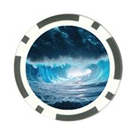 Thunderstorm Storm Tsunami Waves Ocean Sea Poker Chip Card Guard (10 pack) Front