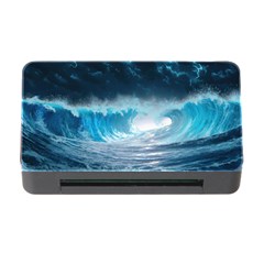 Thunderstorm Storm Tsunami Waves Ocean Sea Memory Card Reader With Cf by Jancukart