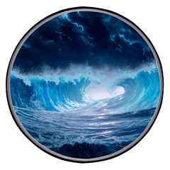 Thunderstorm Storm Tsunami Waves Ocean Sea Wireless Fast Charger(black)