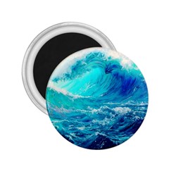 Tsunami Waves Ocean Sea Nautical Nature Water Nature 2 25  Magnets by Jancukart