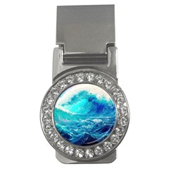 Tsunami Waves Ocean Sea Nautical Nature Water Nature Money Clips (cz) 