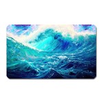 Tsunami Waves Ocean Sea Nautical Nature Water Nature Magnet (Rectangular) Front