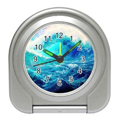 Tsunami Waves Ocean Sea Nautical Nature Water Nature Travel Alarm Clock