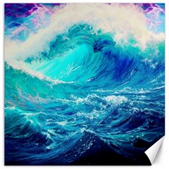 Tsunami Waves Ocean Sea Nautical Nature Water Nature Canvas 12  X 12 