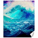 Tsunami Waves Ocean Sea Nautical Nature Water Nature Canvas 20  x 24  19.57 x23.15  Canvas - 1