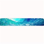 Tsunami Waves Ocean Sea Nautical Nature Water Nature Small Bar Mat 24 x4  Bar Mat