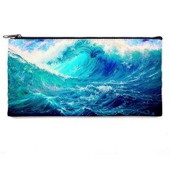 Tsunami Waves Ocean Sea Nautical Nature Water Nature Pencil Case