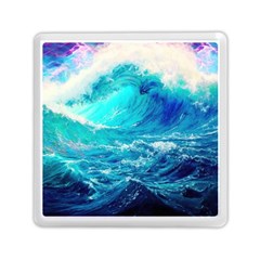 Tsunami Waves Ocean Sea Nautical Nature Water Nature Memory Card Reader (square) by Jancukart