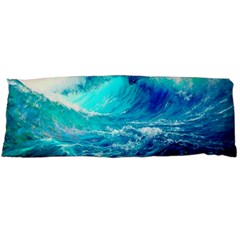 Tsunami Waves Ocean Sea Nautical Nature Water Nature Body Pillow Case (dakimakura) by Jancukart