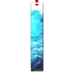 Tsunami Waves Ocean Sea Nautical Nature Water Nature Large Book Marks by Jancukart