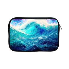 Tsunami Waves Ocean Sea Nautical Nature Water Nature Apple Ipad Mini Zipper Cases by Jancukart