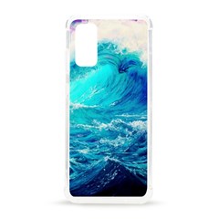 Tsunami Waves Ocean Sea Nautical Nature Water Nature Samsung Galaxy S20 6 2 Inch Tpu Uv Case by Jancukart