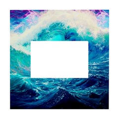 Tsunami Waves Ocean Sea Nautical Nature Water Nature White Box Photo Frame 4  X 6  by Jancukart