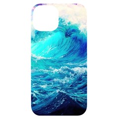 Tsunami Waves Ocean Sea Nautical Nature Water Nature Iphone 14 Black Uv Print Case