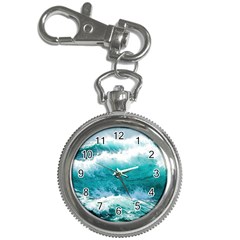 Waves Ocean Sea Tsunami Nautical 4 Key Chain Watches by Jancukart