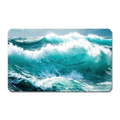 Waves Ocean Sea Tsunami Nautical 4 Magnet (rectangular) by Jancukart