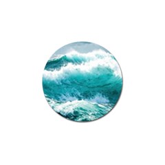 Waves Ocean Sea Tsunami Nautical 4 Golf Ball Marker (4 Pack)