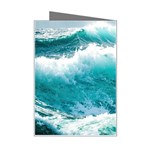 Waves Ocean Sea Tsunami Nautical 4 Mini Greeting Card Right