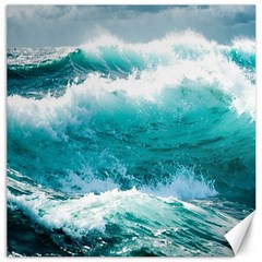 Waves Ocean Sea Tsunami Nautical 4 Canvas 12  X 12 