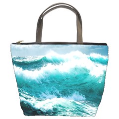 Waves Ocean Sea Tsunami Nautical 4 Bucket Bag