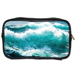 Waves Ocean Sea Tsunami Nautical 4 Toiletries Bag (one Side) by Jancukart