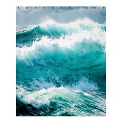 Waves Ocean Sea Tsunami Nautical 4 Shower Curtain 60  X 72  (medium)  by Jancukart