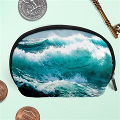 Waves Ocean Sea Tsunami Nautical 4 Accessory Pouch (large) by Jancukart