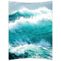 Waves Ocean Sea Tsunami Nautical 4 Back Support Cushion