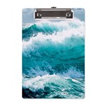 Waves Ocean Sea Tsunami Nautical 4 A5 Acrylic Clipboard Front