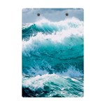 Waves Ocean Sea Tsunami Nautical 4 A5 Acrylic Clipboard Back