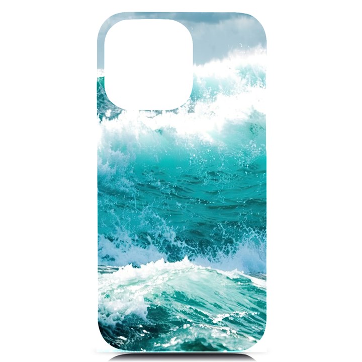 Waves Ocean Sea Tsunami Nautical 4 iPhone 14 Pro Max Black UV Print Case