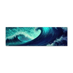 Waves Ocean Sea Tsunami Nautical Sticker (bumper) by Jancukart