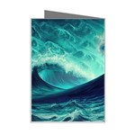 Waves Ocean Sea Tsunami Nautical Mini Greeting Card Right