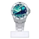 Waves Ocean Sea Tsunami Nautical Plastic Nurses Watch Front