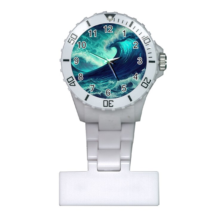 Waves Ocean Sea Tsunami Nautical Plastic Nurses Watch