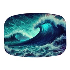 Waves Ocean Sea Tsunami Nautical Mini Square Pill Box by Jancukart