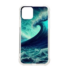 Waves Ocean Sea Tsunami Nautical Iphone 11 Pro 5 8 Inch Tpu Uv Print Case by Jancukart