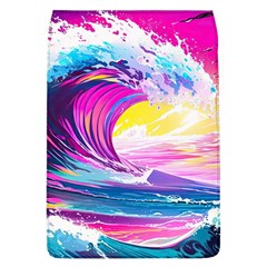 Tsunami Waves Ocean Sea Nautical Nature Water Blue Water Removable Flap Cover (l)