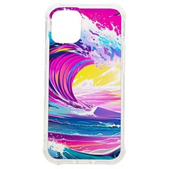 Tsunami Waves Ocean Sea Nautical Nature Water Blue Water Iphone 12 Mini Tpu Uv Print Case	 by Jancukart