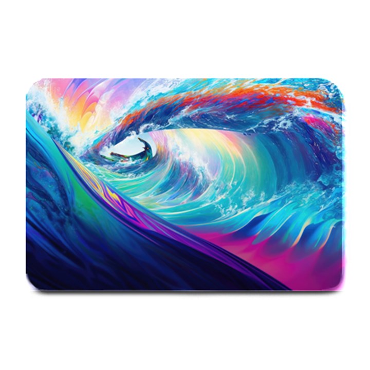 Waves Ocean Sea Tsunami Nautical Nature Water Plate Mats