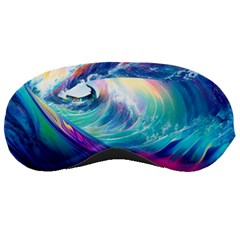 Waves Ocean Sea Tsunami Nautical Nature Water Sleeping Mask