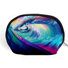 Waves Ocean Sea Tsunami Nautical Nature Water Accessory Pouch (medium)