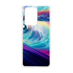 Waves Ocean Sea Tsunami Nautical Nature Water Samsung Galaxy S20 Ultra 6 9 Inch Tpu Uv Case by Jancukart