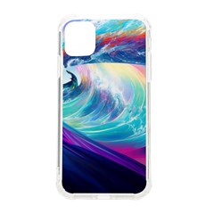 Waves Ocean Sea Tsunami Nautical Nature Water Iphone 11 Tpu Uv Print Case by Jancukart