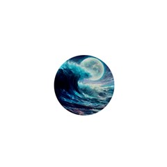 Tsunami Waves Ocean Sea Nautical Nature Water 4 1  Mini Buttons