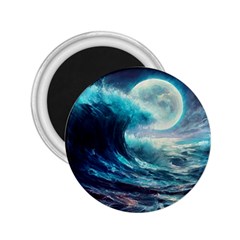 Tsunami Waves Ocean Sea Nautical Nature Water 4 2 25  Magnets by Jancukart