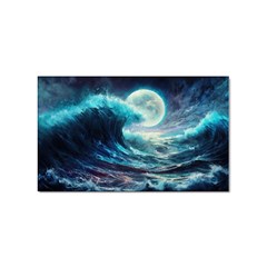 Tsunami Waves Ocean Sea Nautical Nature Water 4 Sticker (rectangular) by Jancukart