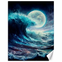 Tsunami Waves Ocean Sea Nautical Nature Water 4 Canvas 18  X 24  by Jancukart