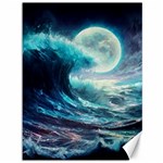 Tsunami Waves Ocean Sea Nautical Nature Water 4 Canvas 36  x 48  35.26 x46.15  Canvas - 1