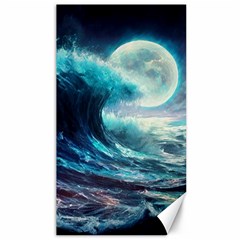 Tsunami Waves Ocean Sea Nautical Nature Water 4 Canvas 40  X 72  by Jancukart